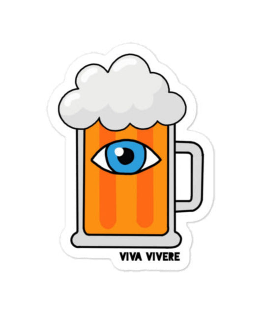 Beer Eye Sticker